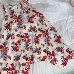 XL floral tank top